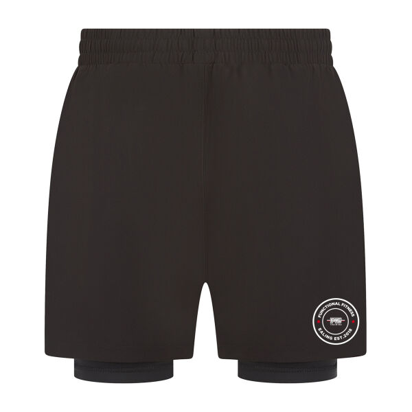 F45 Ealing  - Double-layer sports shorts Thumbnail
