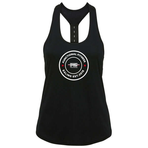 F45 Ealing  - Performance Strap Back Vest Thumbnail